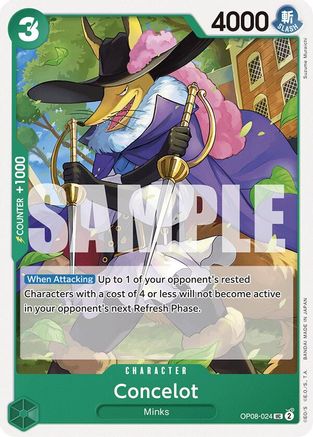 Two Legends  OP08-024 Concelot (OP08-024)  - Uncommon