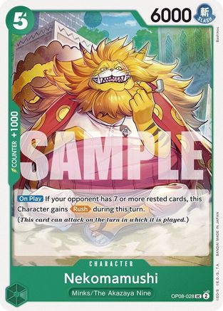 Two Legends  OP08-028 Nekomamushi (OP08-028)  - Uncommon