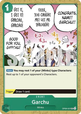 Two Legends  OP08-037 Garchu (OP08-037)  - Uncommon