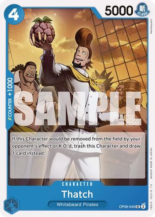 Two Legends  OP08-045 Thatch (OP08-045)  - Uncommon
