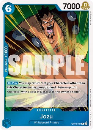 Two Legends  OP08-047 Jozu (OP08-047)  - Foil - Rare