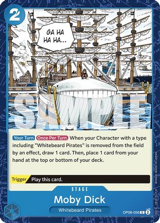 Two Legends  OP08-056 Moby Dick (OP08-056)  - Common