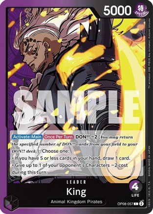 Two Legends  OP08-057 King (057) (OP08-057)  - Leader