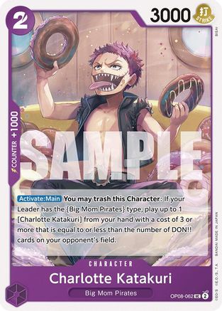 Two Legends  OP08-062 Charlotte Katakuri (062) (OP08-062)  - Uncommon