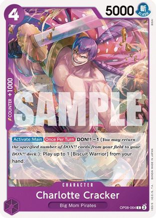Two Legends  OP08-064 Charlotte Cracker (OP08-064)  - Common