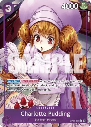 Two Legends  OP08-067 Charlotte Pudding (067) (Parallel) (OP08-067)  - Foil - Rare