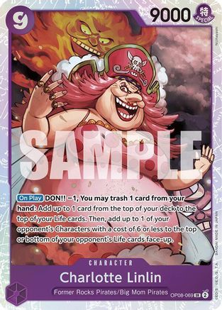 Two Legends  OP08-069 Charlotte Linlin (OP08-069)  - Foil - Super Rare