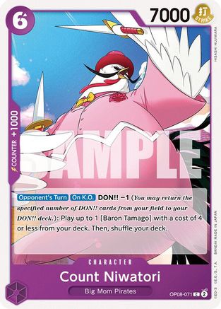 Two Legends  OP08-071 Count Niwatori (OP08-071)  - Common