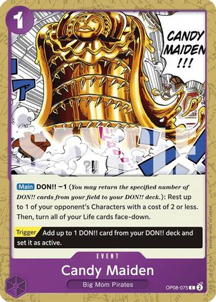 Two Legends  OP08-075 Candy Maiden (OP08-075)  - Common
