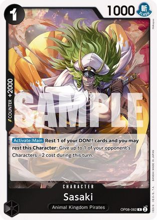 Two Legends  OP08-082 Sasaki (OP08-082)  - Foil - Rare