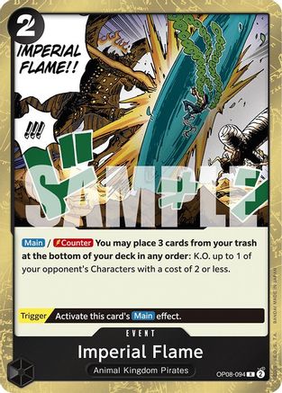 Two Legends  OP08-094 Imperial Flame (OP08-094)  - Foil - Rare