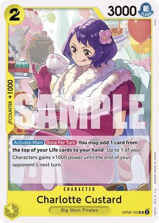 Two Legends  OP08-103 Charlotte Custard (OP08-103)  - Uncommon