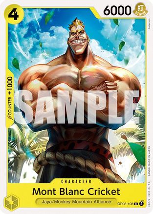 Two Legends  OP08-108 Mont Blanc Cricket (OP08-108)  - Common