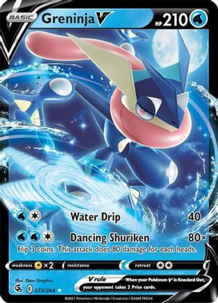 Deck Exclusives  073/264 Greninja V  - Promo