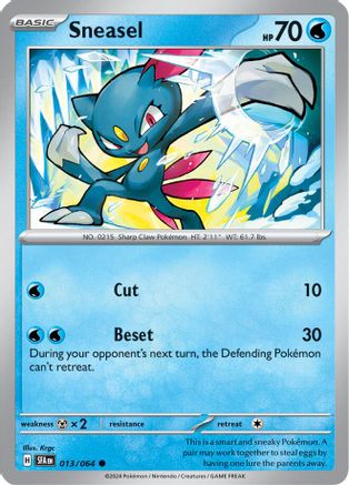 SV Shrouded Fable  013/064 Sneasel  - Common