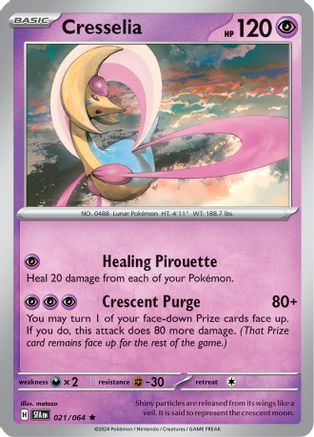 SV Shrouded Fable  021/064 Cresselia  - Reverse Holofoil - Rare
