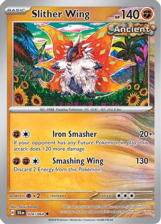 SV Shrouded Fable  026/064 Slither Wing  - Reverse Holofoil - Uncommon