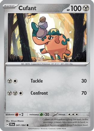 SV Shrouded Fable  041/064 Cufant  - Reverse Holofoil - Common