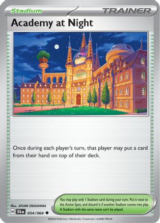 SV Shrouded Fable  054/064 Academy at Night  - Reverse Holofoil - Uncommon