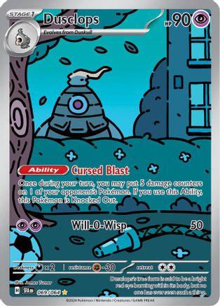 SV Shrouded Fable  069/064 Dusclops  - Holofoil - Illustration Rare