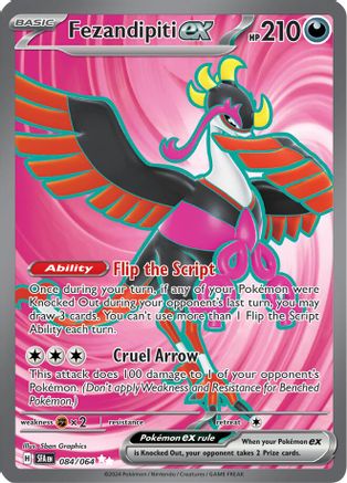 SV Shrouded Fable  084/064 Fezandipiti ex  - Holofoil - Ultra Rare