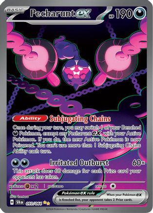 SV Shrouded Fable  093/064 Pecharunt ex  - Holofoil - Special Illustration Rare