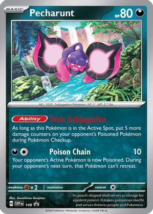 SV Scarlet & Violet Promo Cards  149 Pecharunt  - Holofoil - Promo