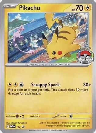 SV Scarlet & Violet Promo Cards  190 Pikachu  - Promo