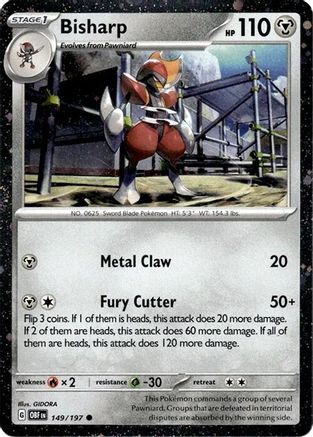 Miscellaneous Cards & Products  149/197 Bisharp  - Holofoil - Promo