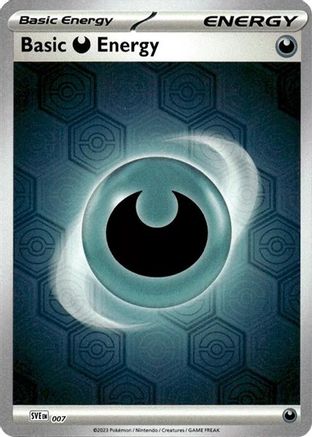 SV Shrouded Fable  007 Basic Darkness Energy (Reverse Holofoil)  - Reverse Holofoil - Common