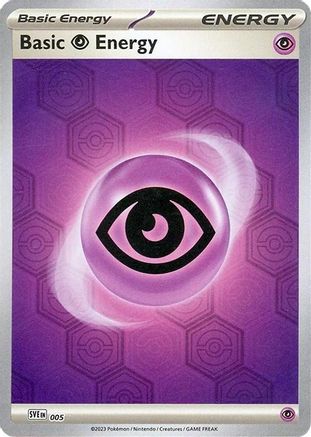 SV Shrouded Fable  005 Basic Psychic Energy  - Reverse Holofoil - Common