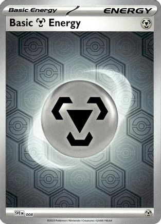 SV Shrouded Fable  008 Basic Metal Energy (Reverse Holofoil)  - Reverse Holofoil - Common