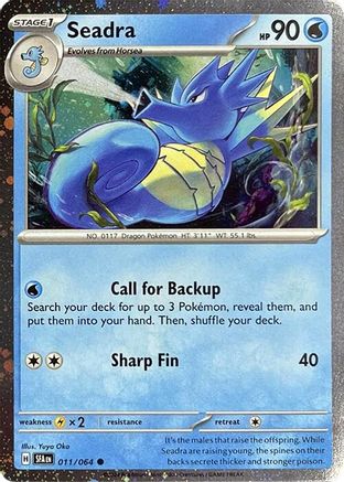 Miscellaneous Cards & Products  011/064 Seadra  - Holofoil - Promo