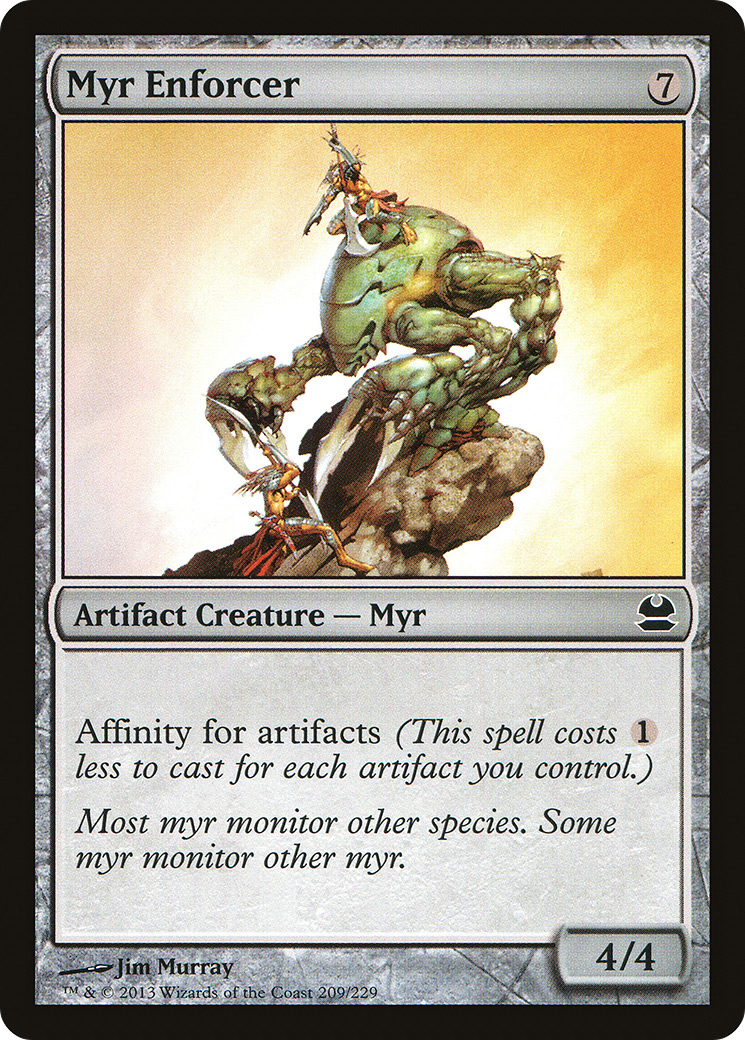Modern Masters - (MMA-209) - Myr Enforcer Foil
