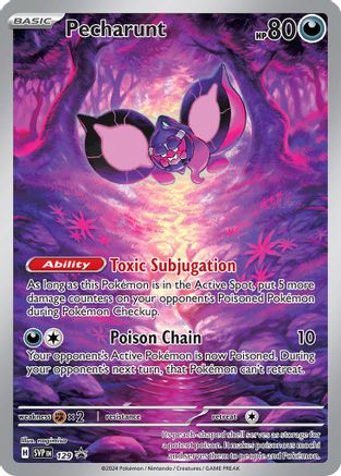 SV Scarlet & Violet Promo Cards  129 Pecharunt  - Holofoil - Promo