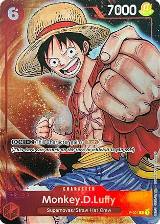 One Piece Promotion Cards  P-001 Monkey.D.Luffy (Premium Card Collection -BANDAI CARD GAMES Fest. 23-24 Edition-) (P-001)  - Foil - Promo
