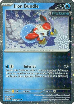 Miscellaneous Cards & Products  062/167 Iron Bundle (Holiday Calendar)  - Holofoil - Uncommon