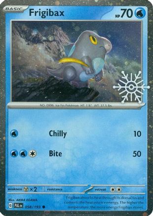 Miscellaneous Cards & Products  058/193 Frigibax  - Holofoil - Common