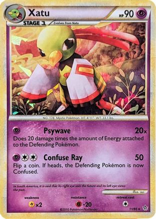 Blister Exclusives  011/95 Xatu  - Holofoil - Holo Rare