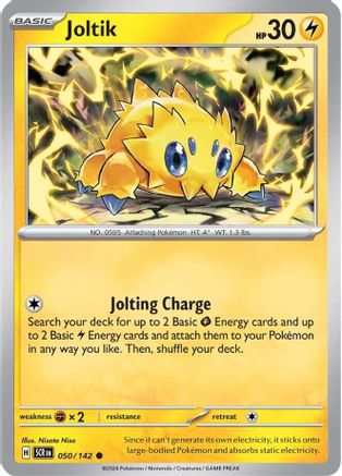 SV07 Stellar Crown  050/142 Joltik  - Reverse Holofoil - Common