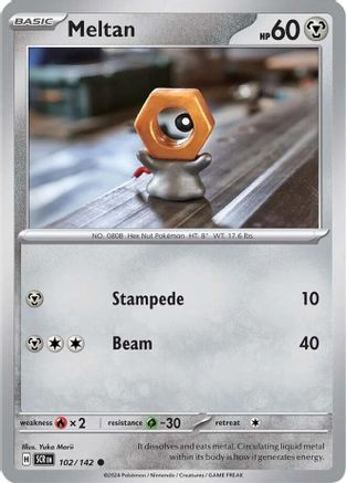 SV07 Stellar Crown  102/142 Meltan  - Common