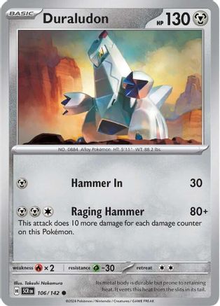 SV07 Stellar Crown  106/142 Duraludon  - Common