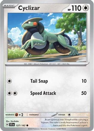 SV07 Stellar Crown  127/142 Cyclizar  - Common