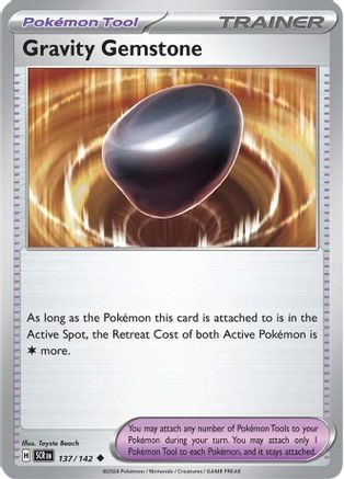 SV07 Stellar Crown  137/142 Gravity Gemstone  - Uncommon