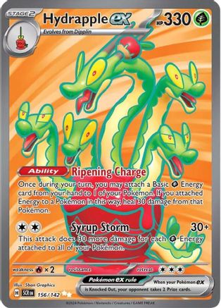 SV07 Stellar Crown  156/142 Hydrapple ex  - Holofoil - Ultra Rare