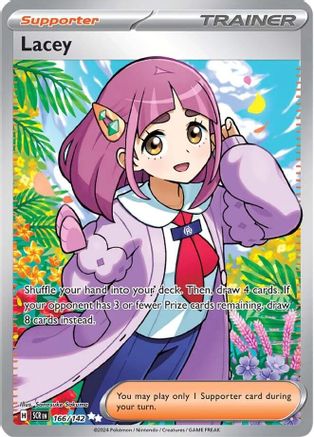 SV07 Stellar Crown  166/142 Lacey  - Holofoil - Ultra Rare