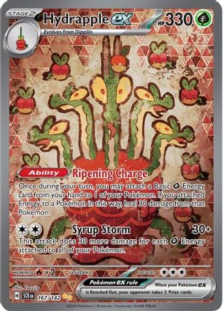 SV07 Stellar Crown  167/142 Hydrapple ex  - Holofoil - Special Illustration Rare