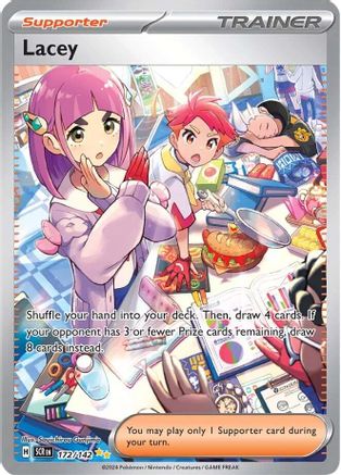 SV07 Stellar Crown  172/142 Lacey  - Holofoil - Special Illustration Rare