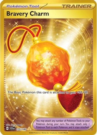 SV07 Stellar Crown  175/142 Bravery Charm  - Holofoil - Hyper Rare