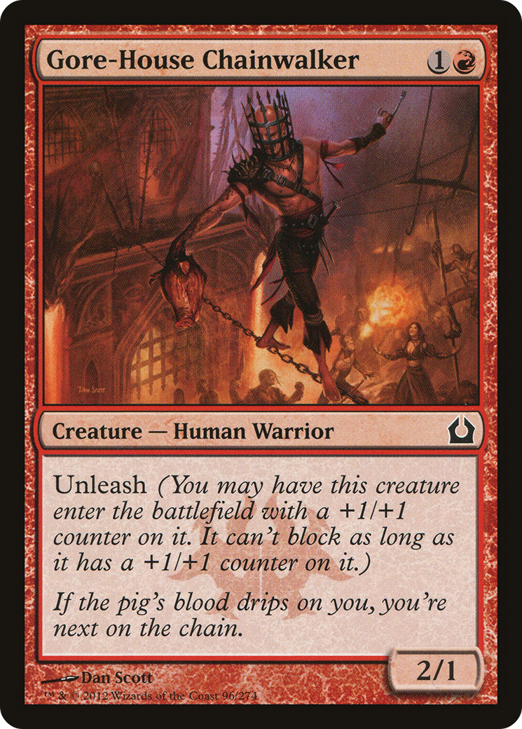 Return to Ravnica - (RTR-096) - Gore-House Chainwalker